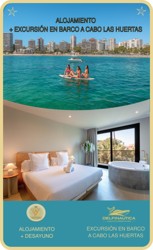 Alojamiento+Excursión en Barco a Cabo las Huertas.